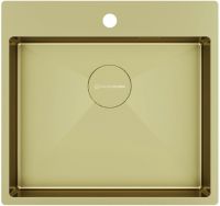 Мойка кухонная Kuchenstern WERK 60 AISI 304/R10 50750 54х51 см схема 2