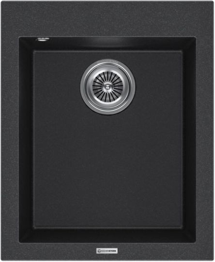 Мойка кухонная Kuchenstern OBEN 45 a-Granit 20320 41х50 см схема 1