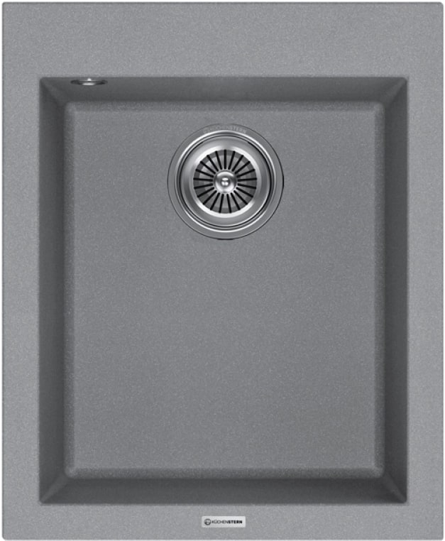 Мойка кухонная Kuchenstern OBEN 45 a-Granit 20320 41х50 см ФОТО