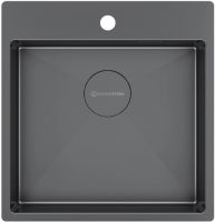 Мойка кухонная Kuchenstern WERK 50 AISI 304/R10 50650 49х51 см схема 1