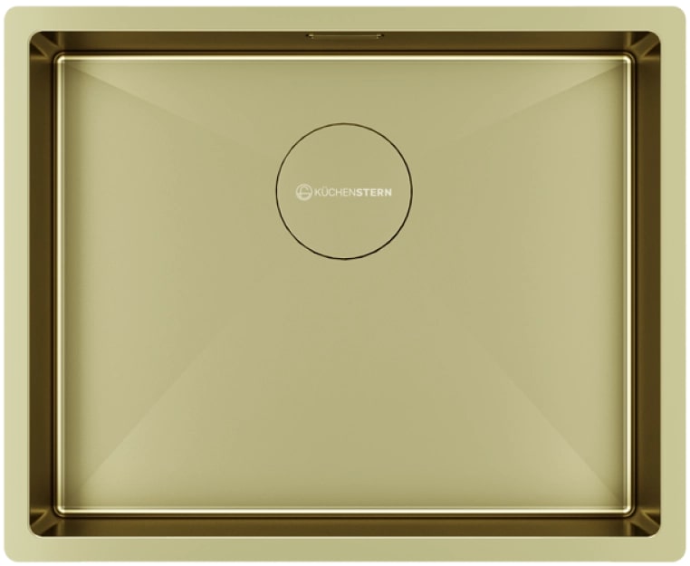 Изображение Мойка кухонная Kuchenstern KRAFT 60 AISI 304/R10 50250 54х44 см