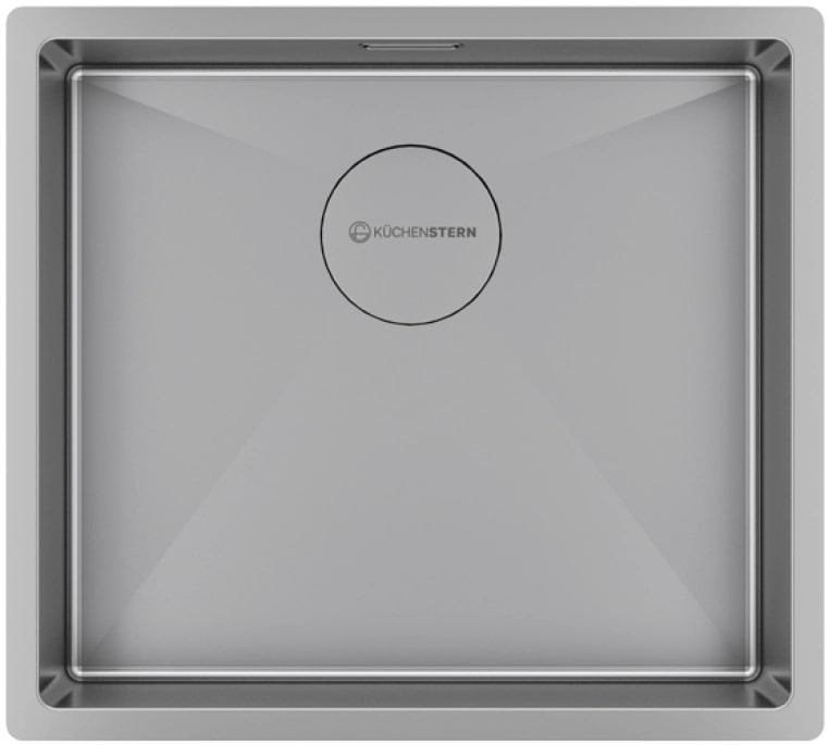 Изображение Мойка кухонная Kuchenstern KRAFT 50 AISI 304/R10 50150 49х44 см