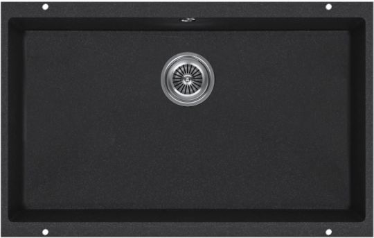Мойка кухонная Kuchenstern UNDER 80 Ku-Granit 10310 73х46 см схема 2