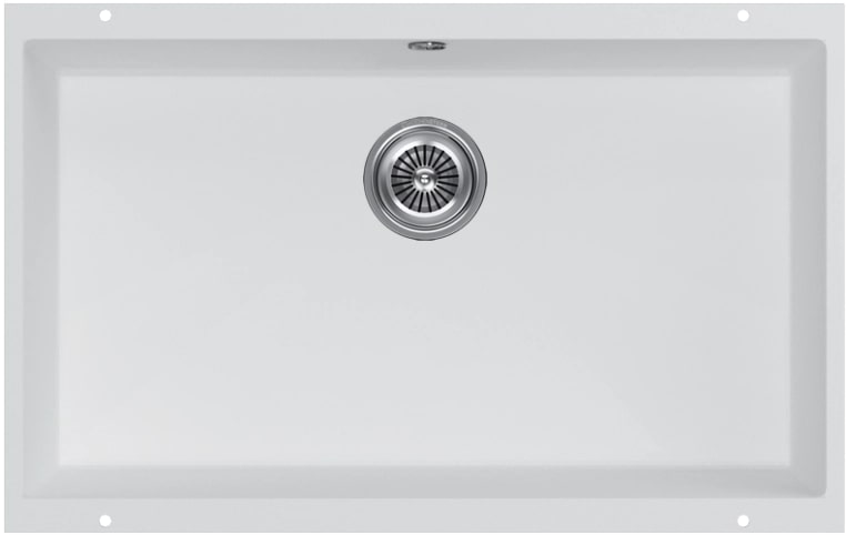 Мойка кухонная Kuchenstern UNDER 80 Ku-Granit 10310 73х46 см ФОТО