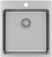 Мойка кухонная Kuchenstern HERD 45 AISI 304/R25 556SS50 45х50 см схема 1 Мойка кухонная Kuchenstern HERD 45 AISI 304/R25 556SS50 45х50 см схема 1