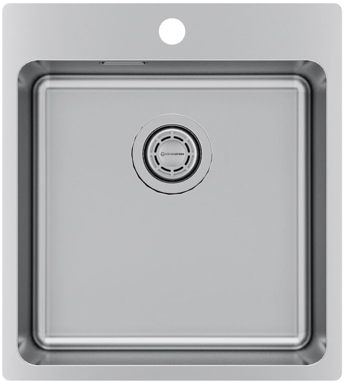 Мойка кухонная Kuchenstern HERD 45 AISI 304/R25 556SS50 45х50 см цена от 23 000 ₽ Фото Мойка кухонная Kuchenstern HERD 45 AISI 304/R25 556SS50 45х50 см