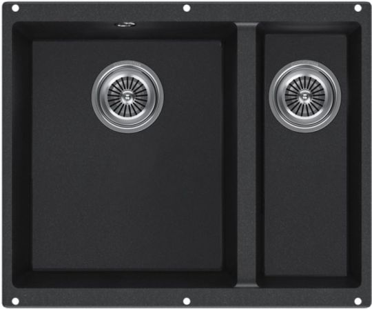 Мойка кухонная Kuchenstern UNDER 60-2 Ku-Granit 10210 55,5х46 см схема 4 Мойка кухонная Kuchenstern UNDER 60-2 Ku-Granit 10210 55,5х46 см схема 4