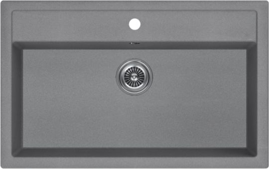 Мойка кухонная Kuchenstern TOP 80 Ku-Granit 10710 81,5х51 см схема 5