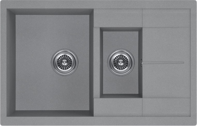 Мойка кухонная Kuchenstern FLUG 60-2 Ku-Granit 11010 78х50 см