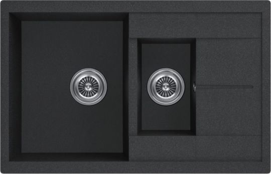 Мойка кухонная Kuchenstern FLUG 60-2 Ku-Granit 11010 78х50 см схема 3 Мойка кухонная Kuchenstern FLUG 60-2 Ku-Granit 11010 78х50 см схема 3