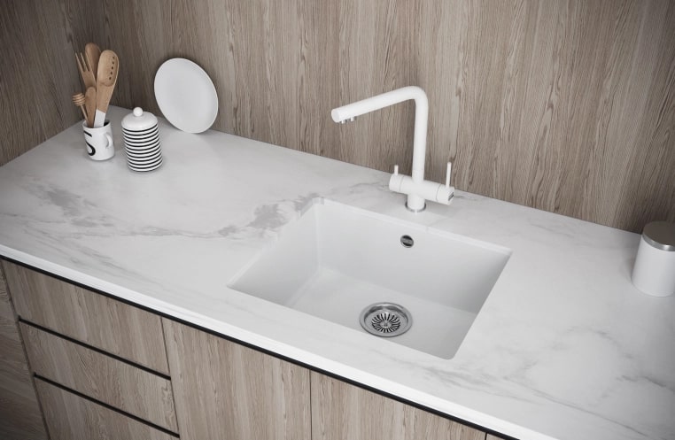 Мойка кухонная Kuchenstern UNDER 60 Ku-Granit 10110 53х46 см ФОТО