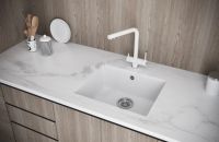 Мойка кухонная Kuchenstern UNDER 60 Ku-Granit 10110 53х46 см схема 2 Мойка кухонная Kuchenstern UNDER 60 Ku-Granit 10110 53х46 см схема 2