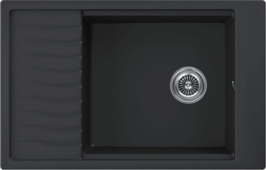 Мойка кухонная Kuchenstern BRETT 60 Ku-Granit 11110 78х50 см схема 7