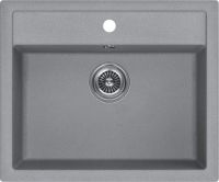 Мойка кухонная Kuchenstern TOP 60 Ku-Granit 10610 56х50,5 см схема 6