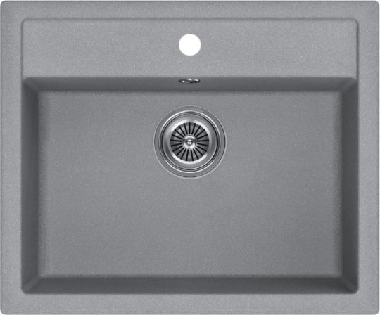 Мойка кухонная Kuchenstern TOP 60 Ku-Granit 10610 56х50,5 см схема 6