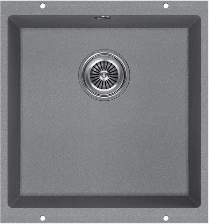 Мойка кухонная Kuchenstern UNDER 50 Ku-Granit 10010 43х46 см