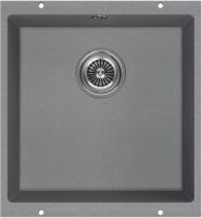 Мойка кухонная Kuchenstern UNDER 50 Ku-Granit 10010 43х46 см схема 1