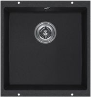 Мойка кухонная Kuchenstern UNDER 50 Ku-Granit 10010 43х46 см схема 2