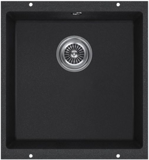 Мойка кухонная Kuchenstern UNDER 50 Ku-Granit 10010 43х46 см схема 2