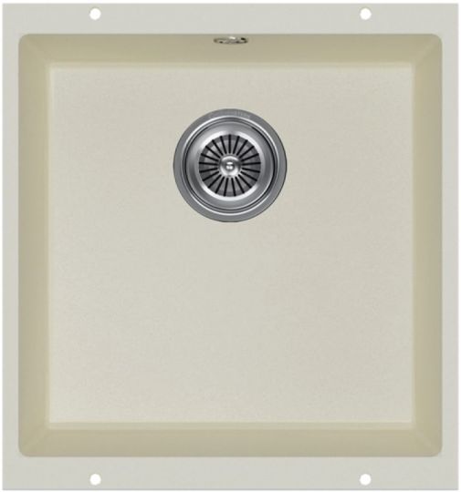 Мойка кухонная Kuchenstern UNDER 50 Ku-Granit 10010 43х46 см схема 7