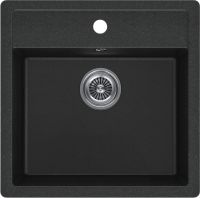 Мойка кухонная Kuchenstern TOP 50 Ku-Granit 10510 51,5х51 см схема 4