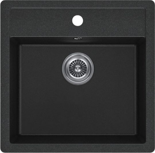 Мойка кухонная Kuchenstern TOP 50 Ku-Granit 10510 51,5х51 см схема 4