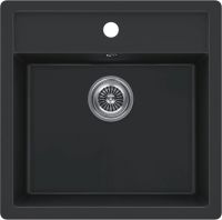 Мойка кухонная Kuchenstern TOP 50 Ku-Granit 10510 51,5х51 см схема 7