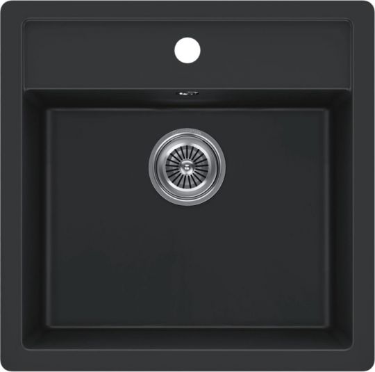 Мойка кухонная Kuchenstern TOP 50 Ku-Granit 10510 51,5х51 см схема 7