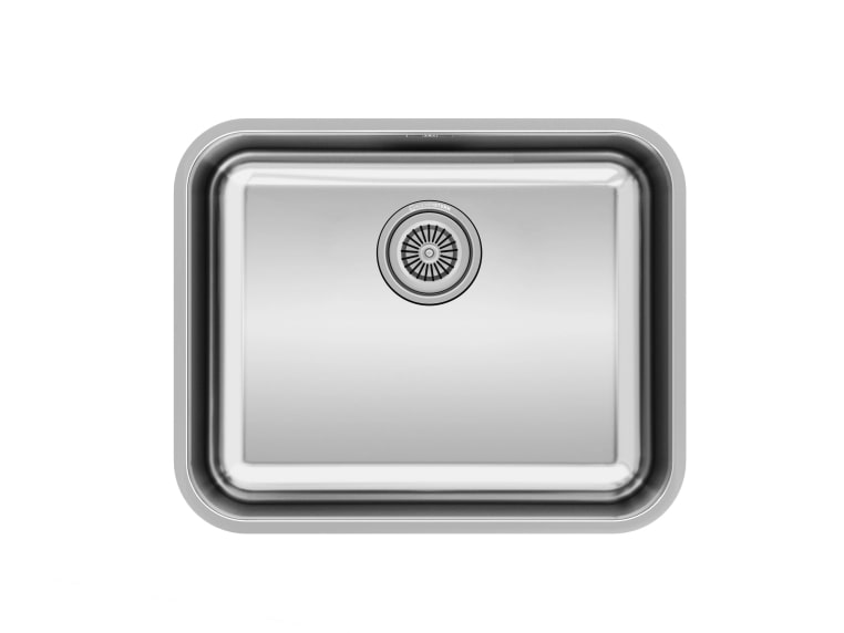 Мойка кухонная Kuchenstern RUND 60 AISI 304/R65 652SS60 54,5х44,5 см