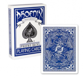 Игральные карты Phoenix Deck синие by Card-Shark