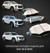 Колодки тормозные задние, DZK, керамические для GAС GS8 II