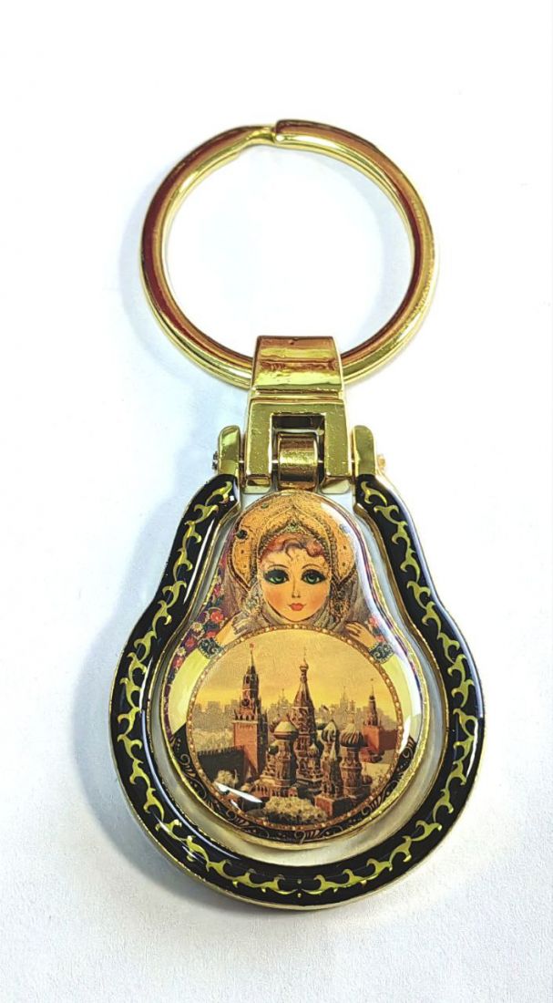 Брелок Матрешка крутилка Москва