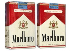 Сигареты - Marlboro. USA. 90-е. Мягкая пачка. Оригинал