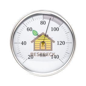 Термометр для сауны Fischer в корпусе из нержавеющей стали