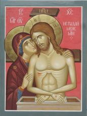 Икона Не рыдай Мене Мати (рукописная)