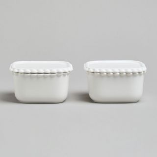 НАБОР ИКОРНИЦ  С КРЫШКАМИ 2 ШТ. КВАДРАТ. 10*5,5 СМ 200 МЛ