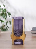 Ваза «Кэнди галант», 20.5?11 см, стекло, сиреневая