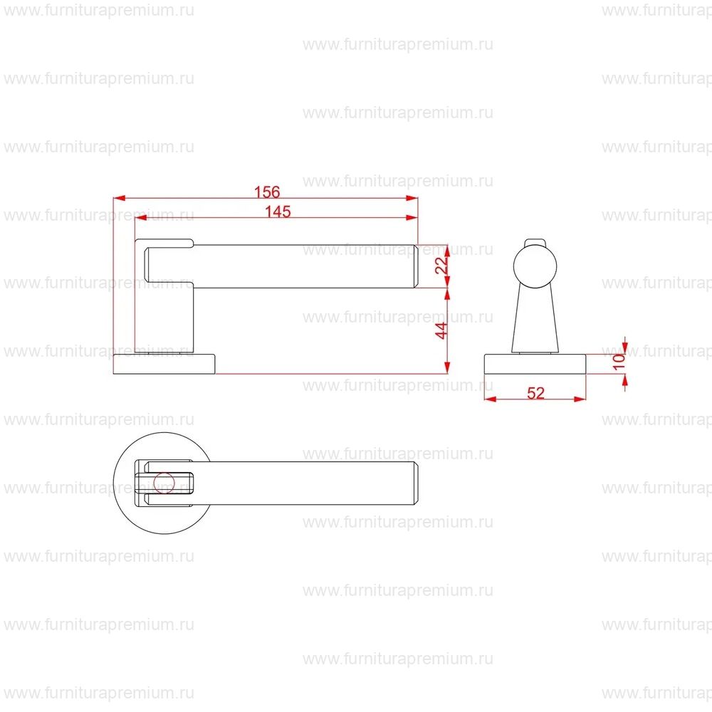 Дверная ручка Cebi Dora Smooth