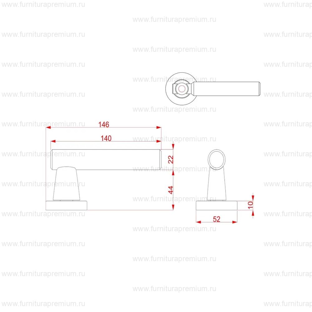 Дверная ручка Cebi Fugi Smooth