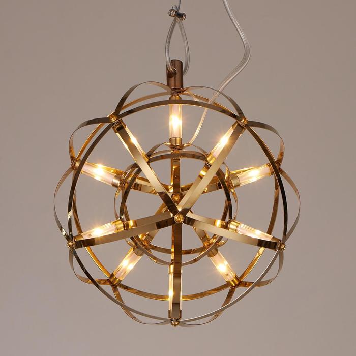 Люстра BayerLux 669702/12 LED 7,2Вт 3000К золото 20х20х150 см
