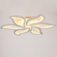 Люстра с ПДУ 671143/6 LED 168Вт диммер 3 режима 3000-6000К белый 71х71х8,3 см BayerLux