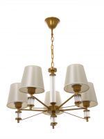 Люстра 1091/5GD 40Вт Е27 золото 60х60х38-78 см BayerLux