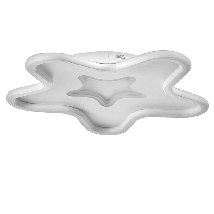 Люстра с ПДУ 1201/1 LED 90Вт 3000-6000К белый 47х47х8 см BayerLux