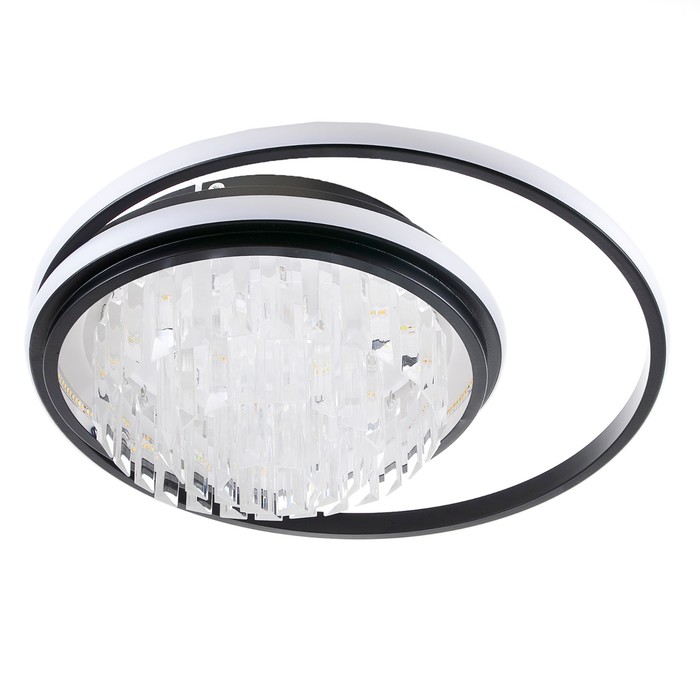 Люстра с ПДУ 1984/2 LED 110Вт 3000-6000К черный 45х45х18 см BayerLux