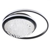 Люстра с ПДУ 1984/2 LED 110Вт 3000-6000К черный 45х45х18 см BayerLux