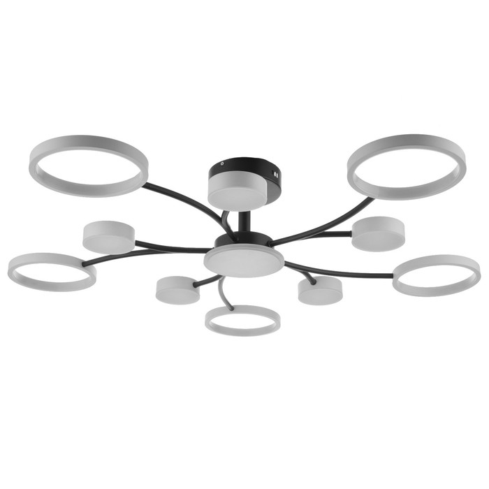 Люстра с ПДУ 2299/11WT LED 216Вт 3000-6000К белый 97х97х18 см BayerLux