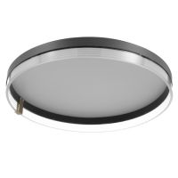 Люстра с ПДУ "Нилас" LED 80Вт 3000-6000К черный 50х50х10 см BayerLux