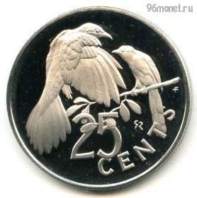 Брит. Виргинские острова 25 центов 1974