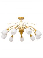 Люстра "Федерика" 9хЕ14 40Вт золото шампань 85х85х40 см BayerLux
