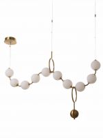 Светильник потолочный BayerLux «Ренди» LED, 40 Вт, 3000-6000К, бронза, 110?17?74-200 см